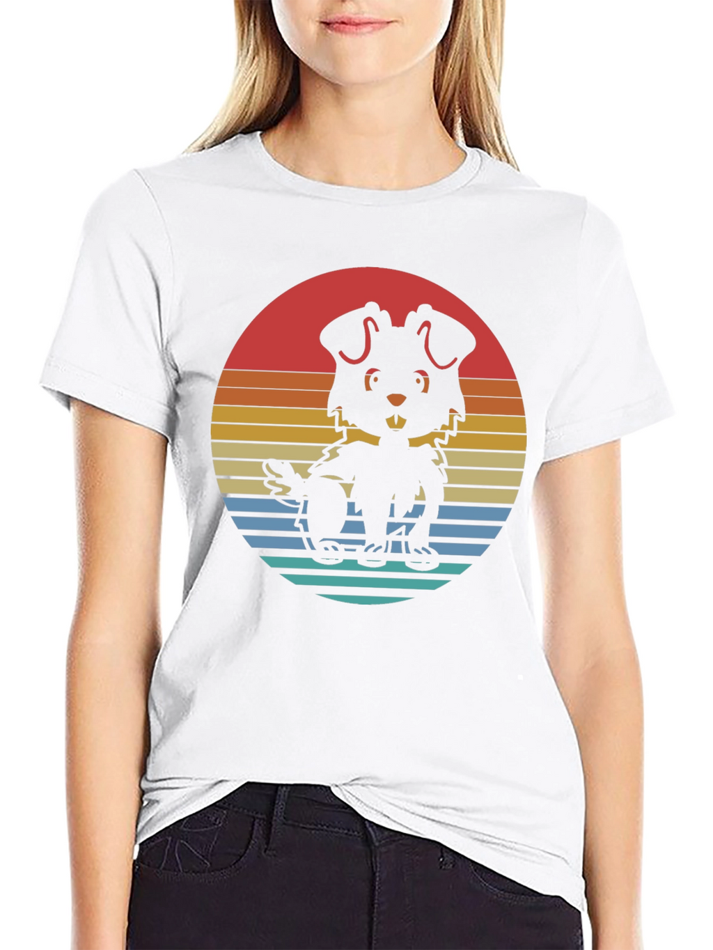 Retro Dog Graphic T-Shirt - Comfort & Style