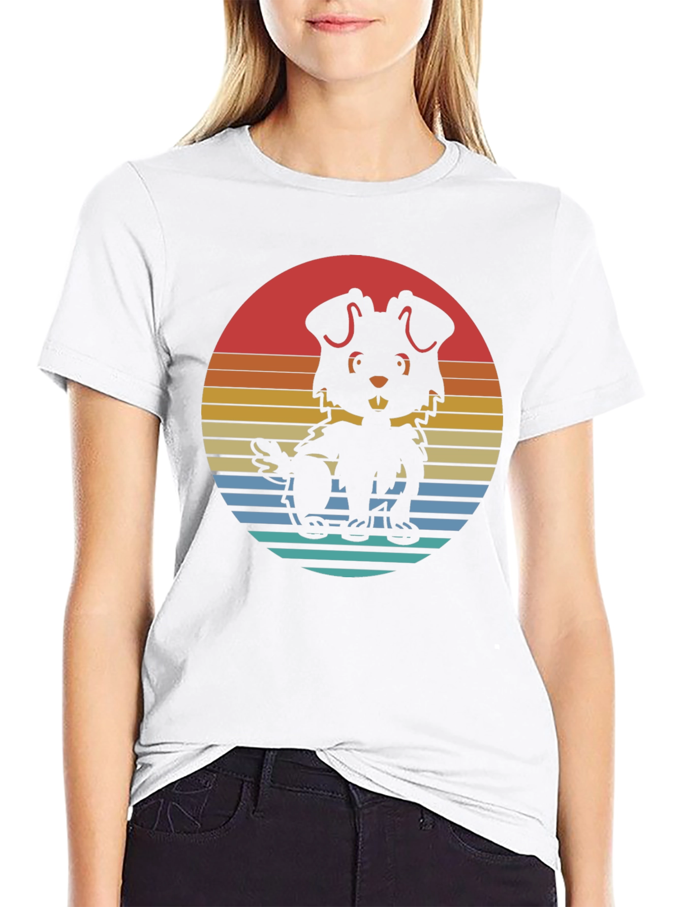 Retro Dog Graphic T-Shirt - Comfort & Style