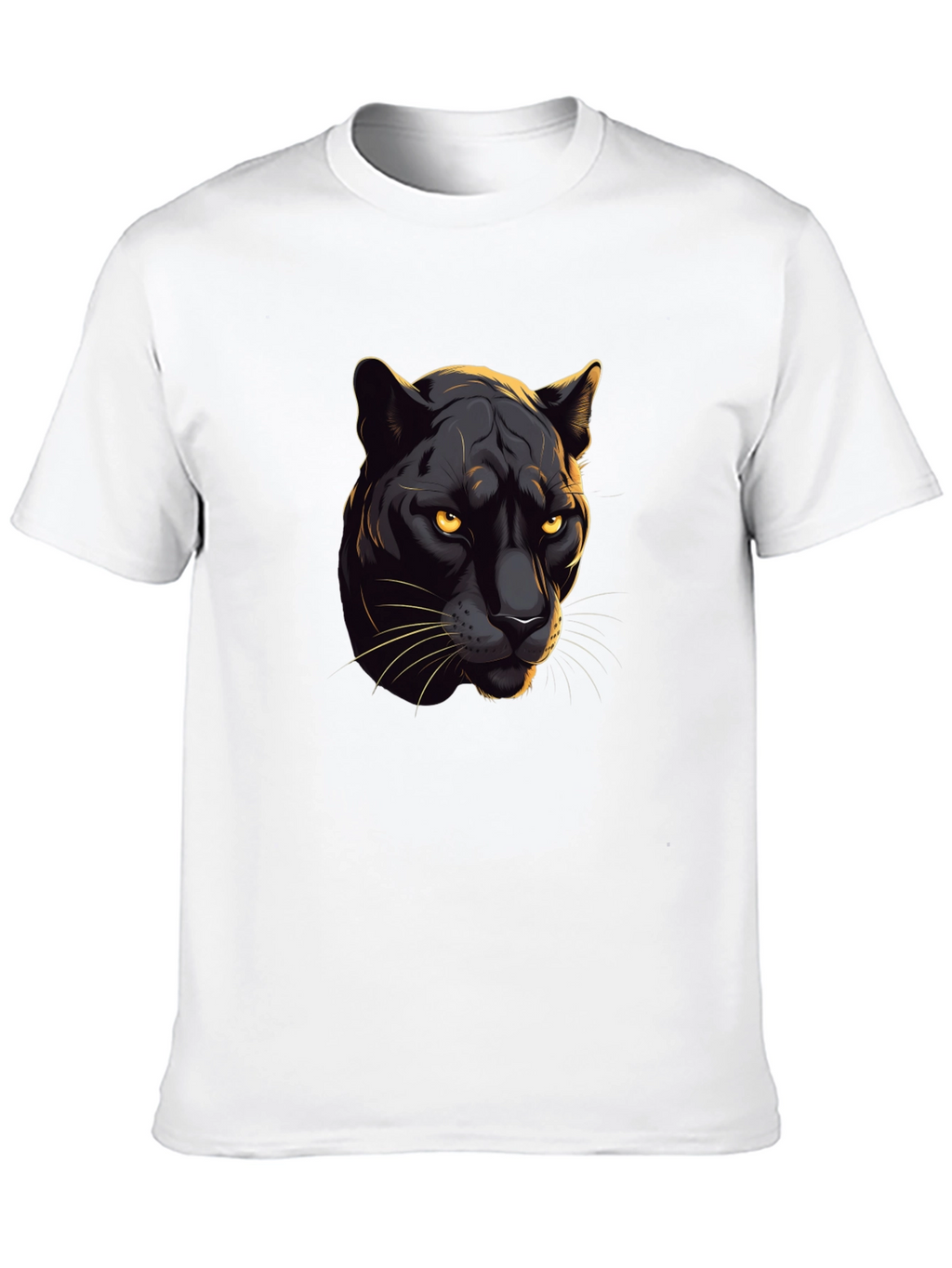 Black Panther Graphic Tee - Cool Cat Design