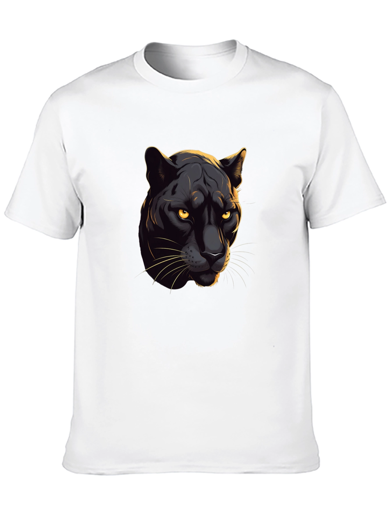 Black Panther Graphic Tee - Cool Cat Design