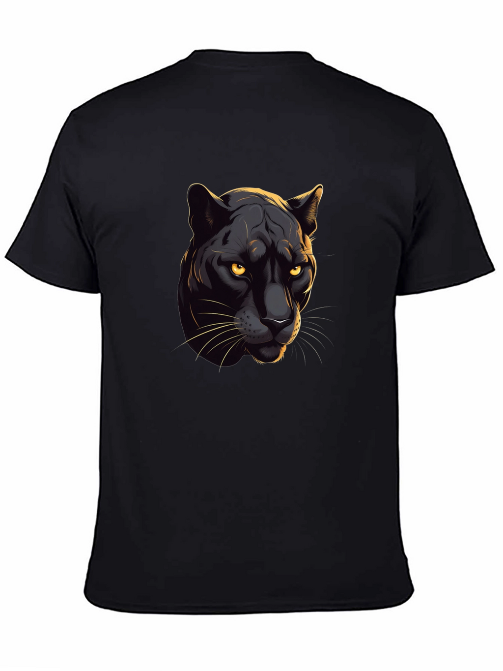 Black Panther Graphic Tee - Cool Cat Design