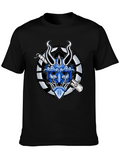 Hannya Mask Graphic Tee - Japanese Demon T-Shirt