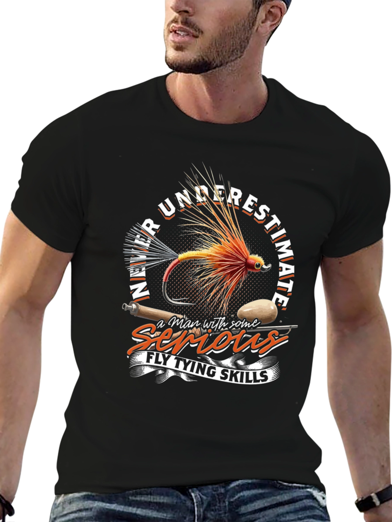 Fly Tying Skills Graphic Tee