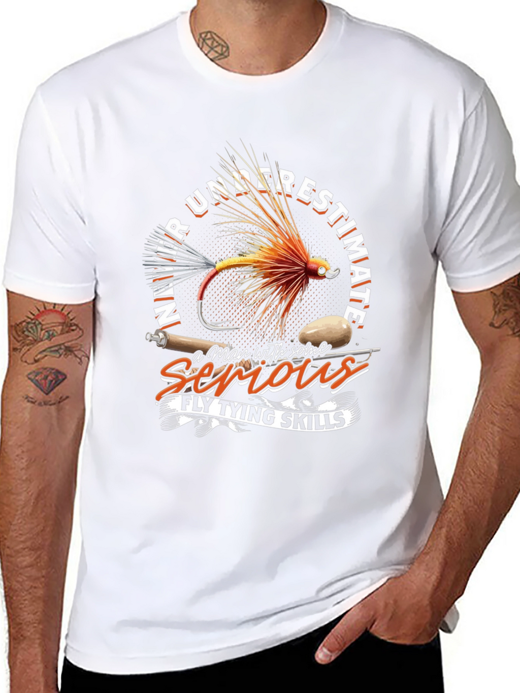 Fly Tying Skills Graphic Tee