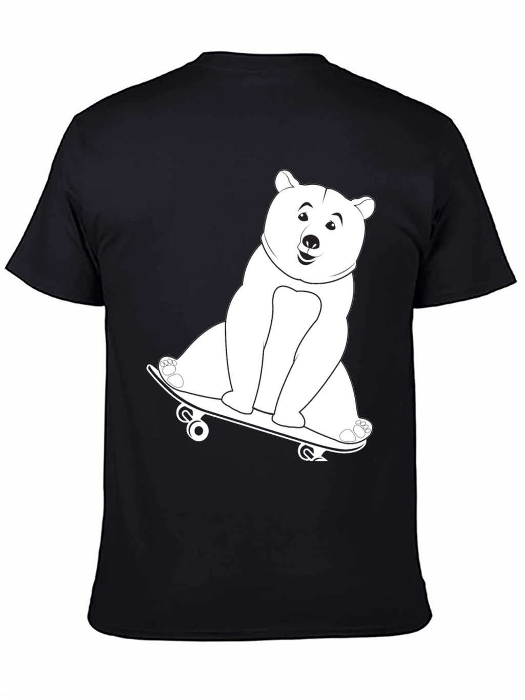 Cool Bear Skateboard Graphic T-Shirt