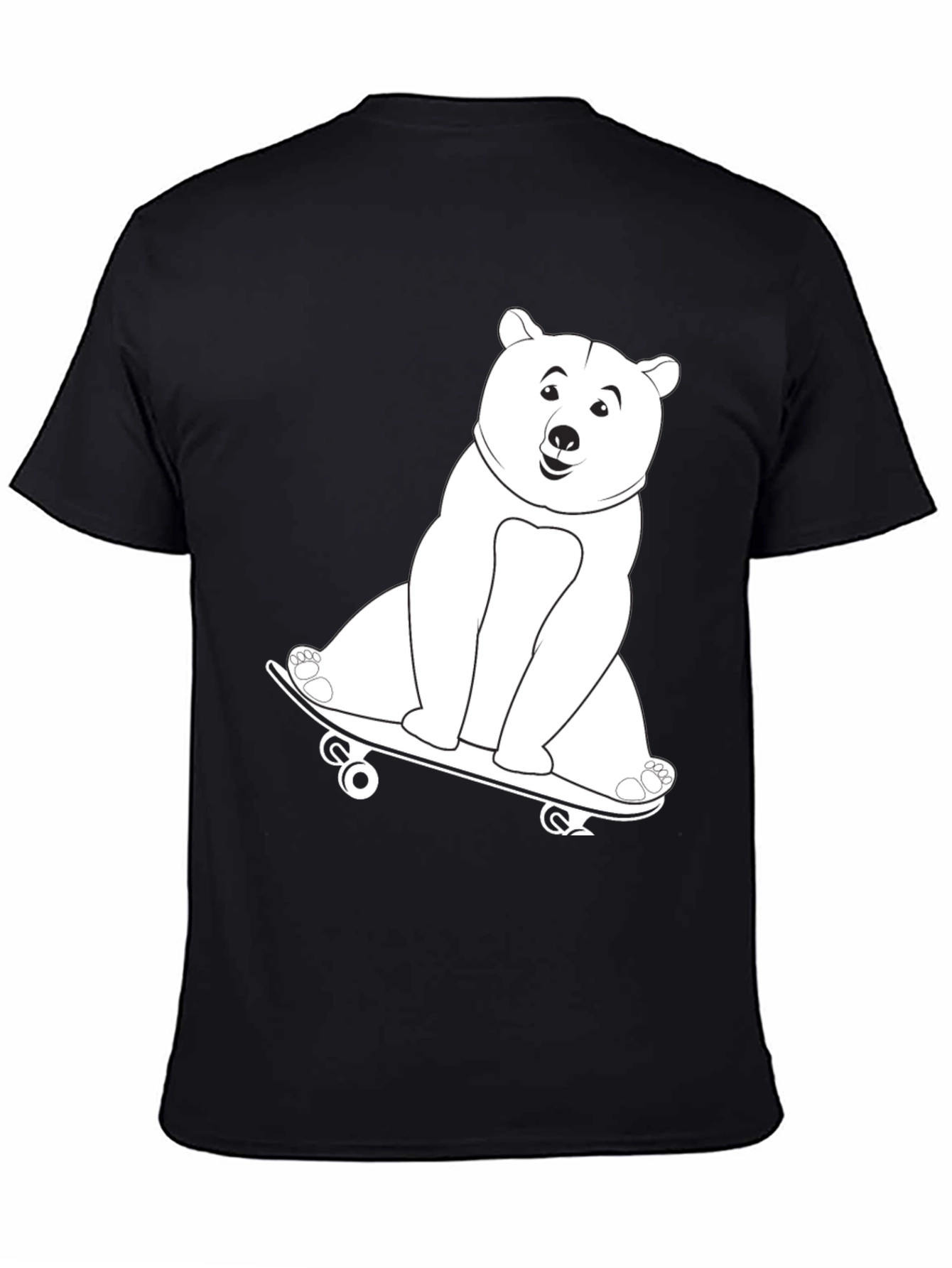 Cool Bear Skateboard Graphic T-Shirt