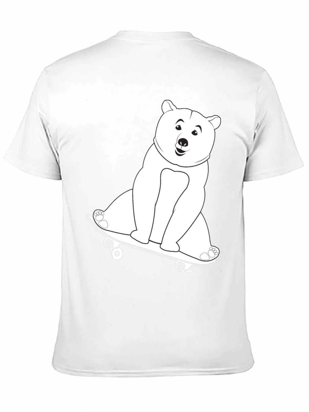 Cool Bear Skateboard Graphic T-Shirt