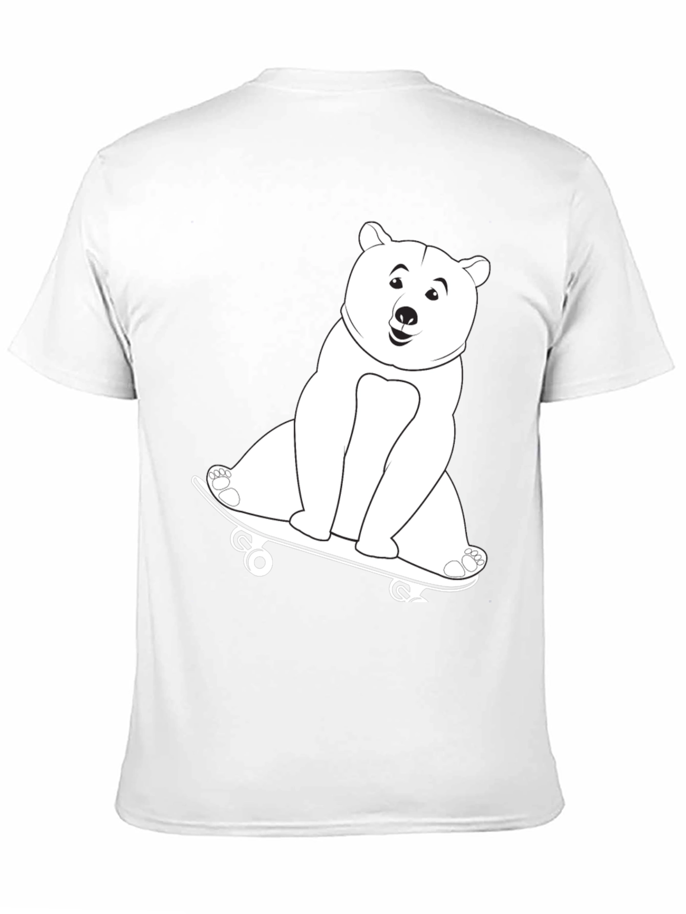 Cool Bear Skateboard Graphic T-Shirt