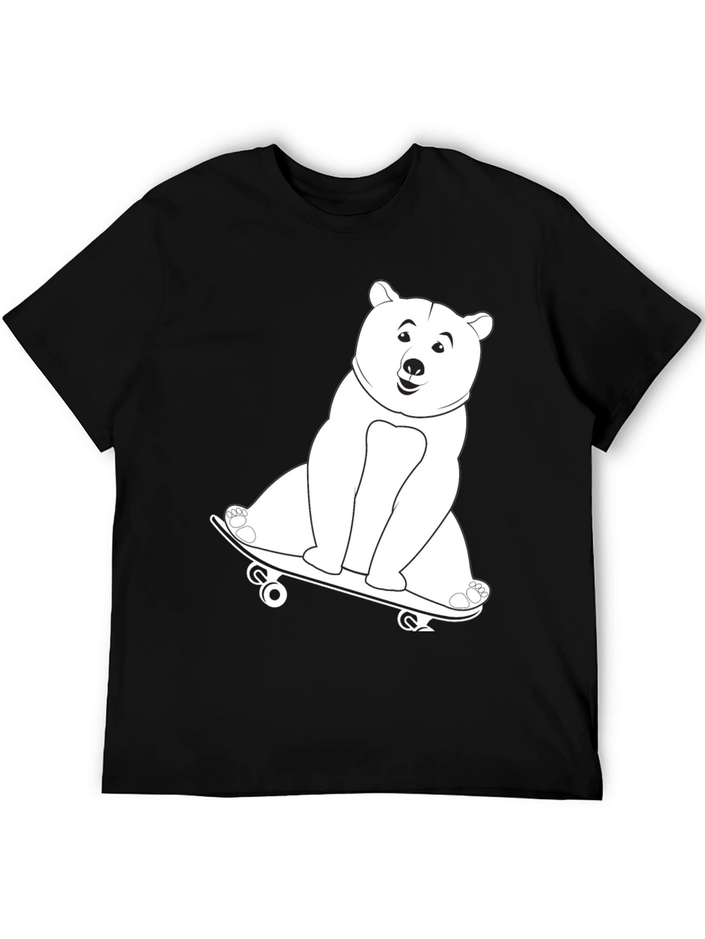 Cool Bear Skateboard Graphic T-Shirt