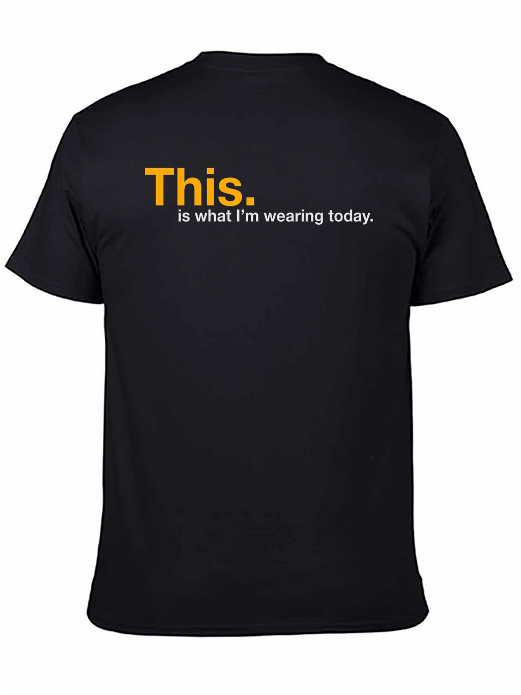 Funny This is What Im Wearing Today Black T-Shirt