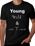 Young Wild & On Tour Graphic T-Shirt