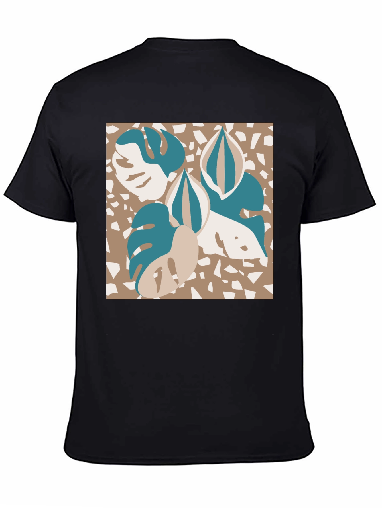 Modern Monstera Leaf Graphic Tee