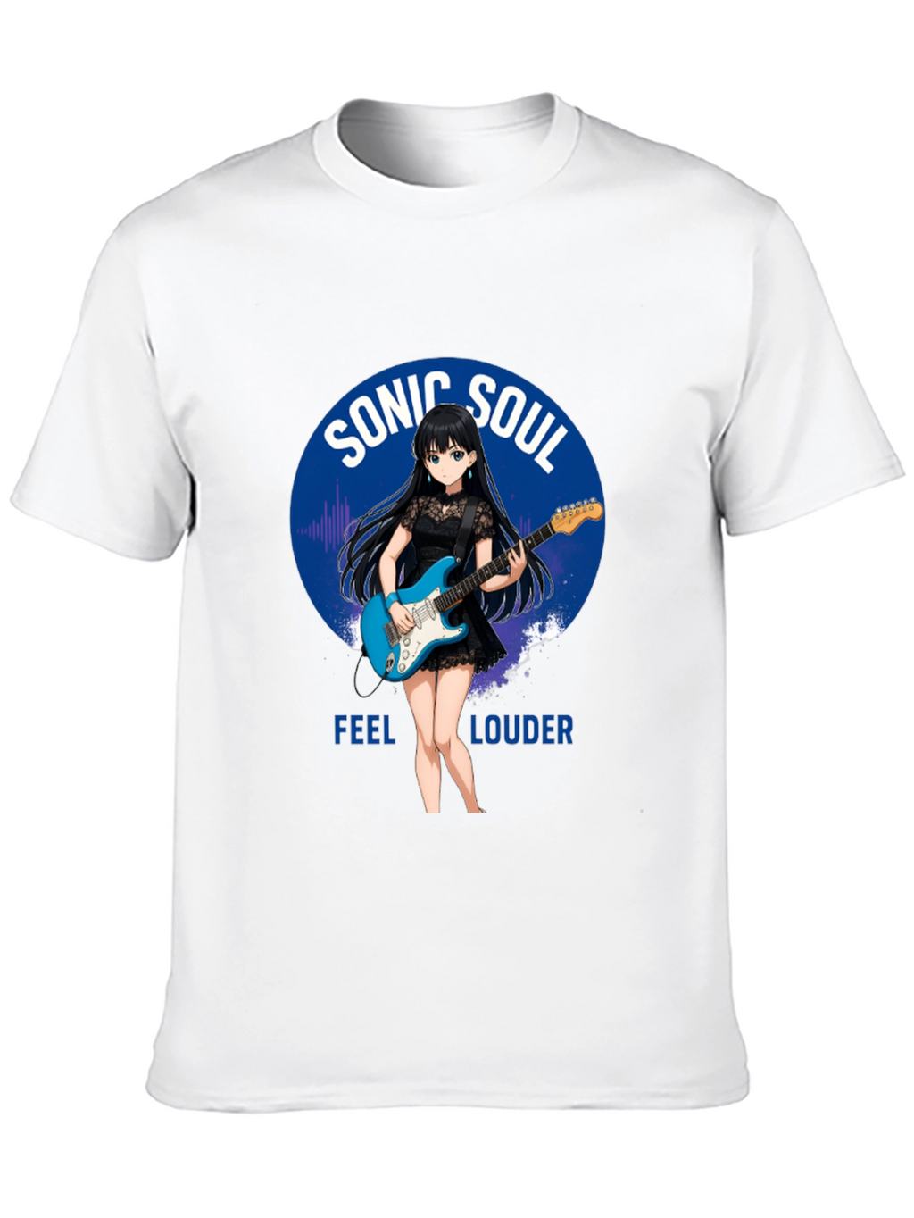 Sonic Soul Anime Girl Graphic T-Shirt