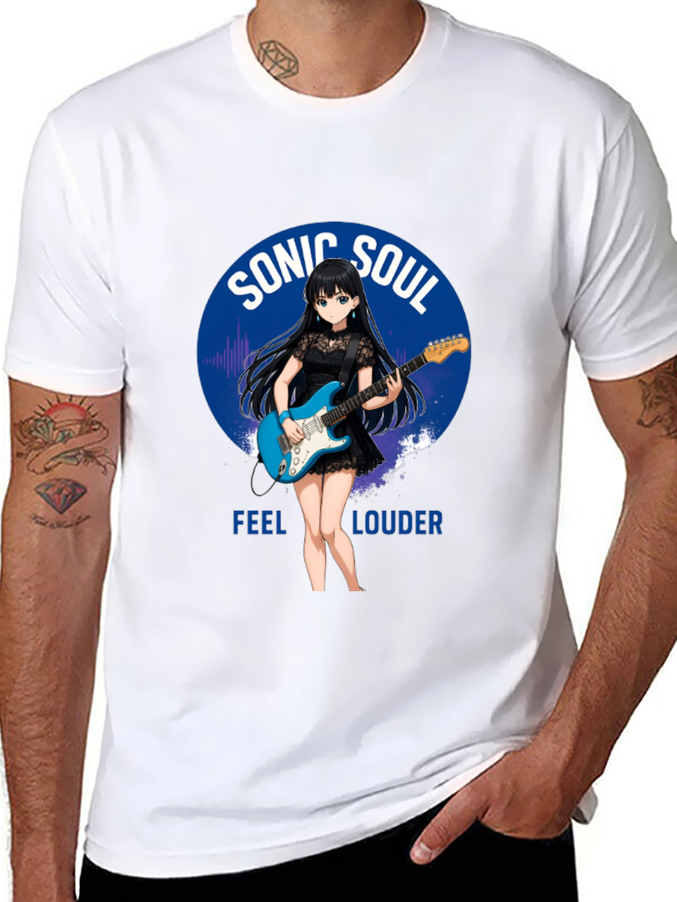 Sonic Soul Anime Girl Graphic T-Shirt