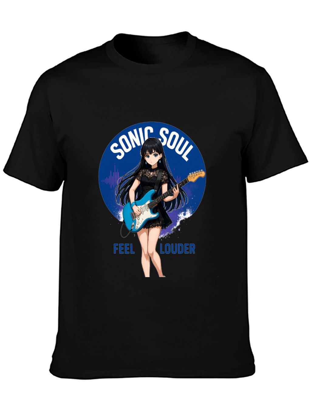 Sonic Soul Anime Girl Graphic T-Shirt