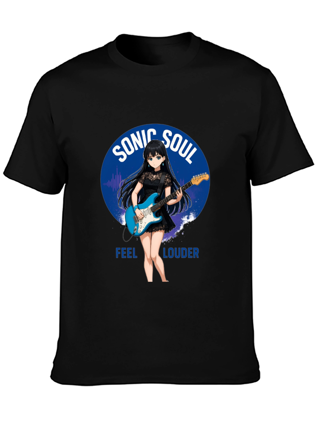 Sonic Soul Anime Girl Graphic T-Shirt