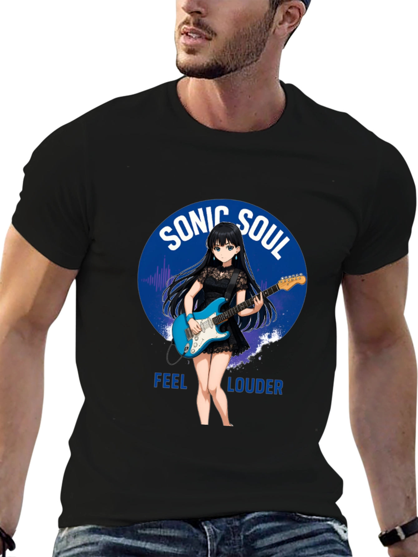 Sonic Soul Anime Girl Graphic T-Shirt