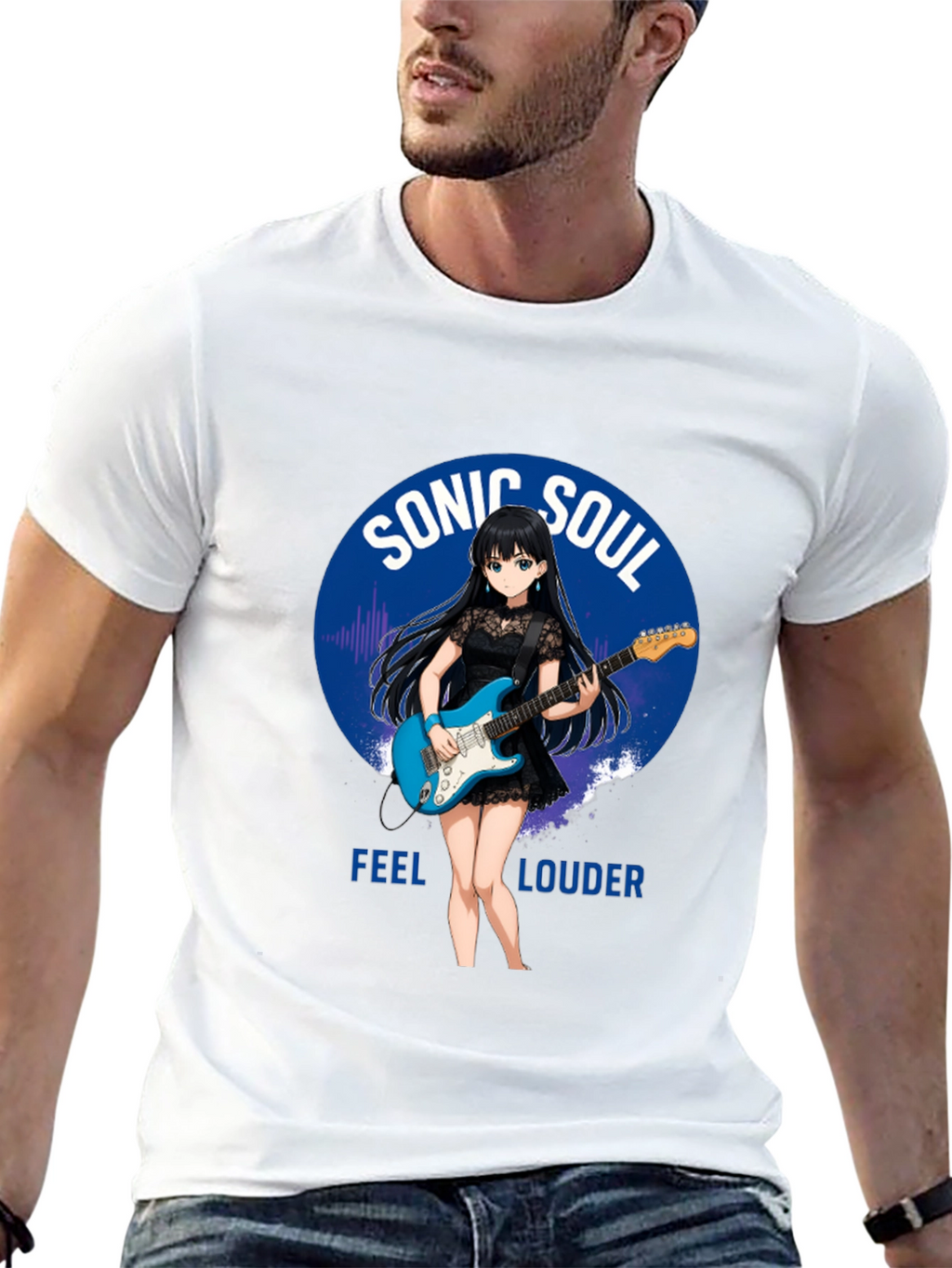 Sonic Soul Anime Girl Graphic T-Shirt