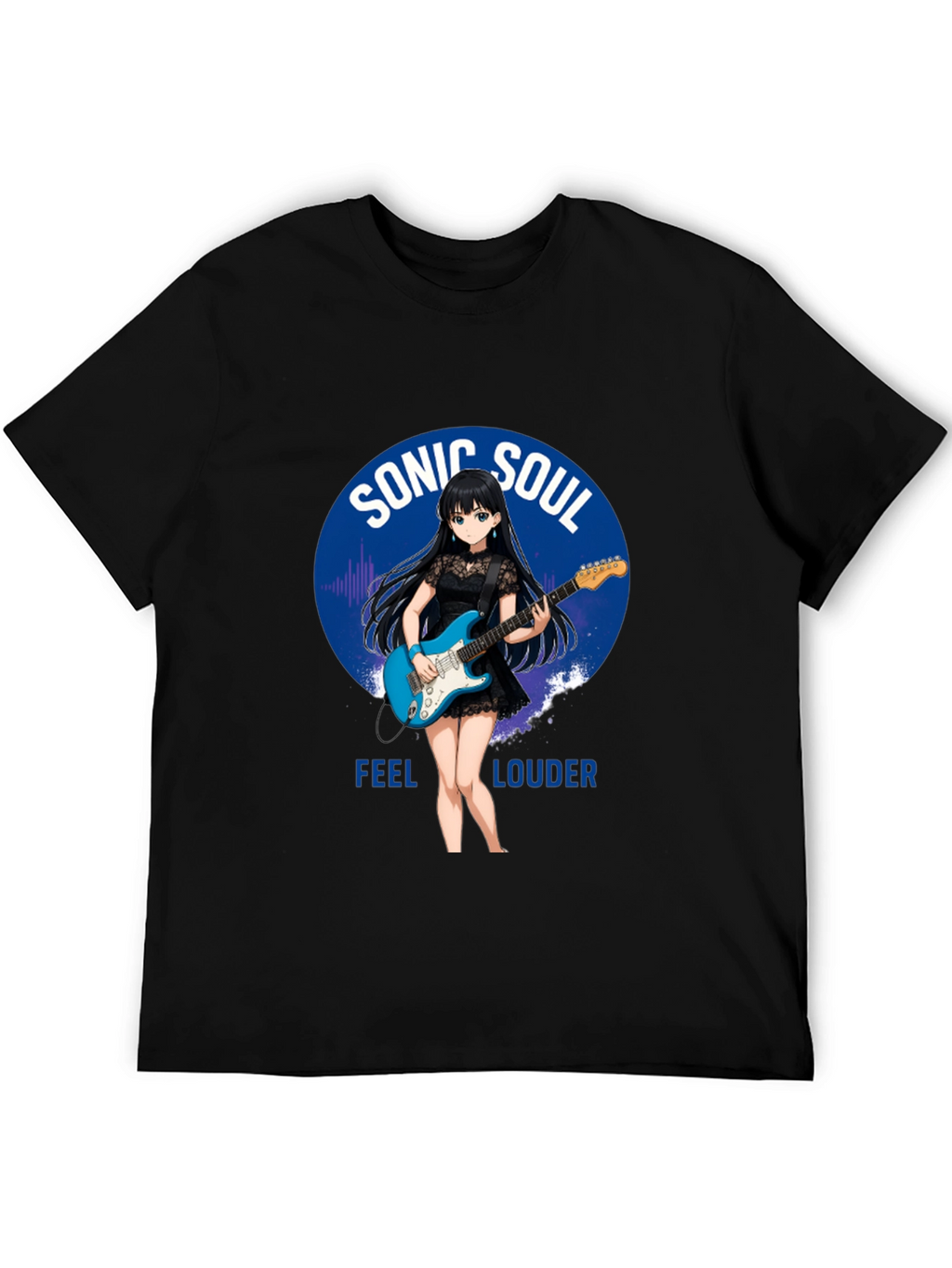 Sonic Soul Anime Girl Graphic T-Shirt