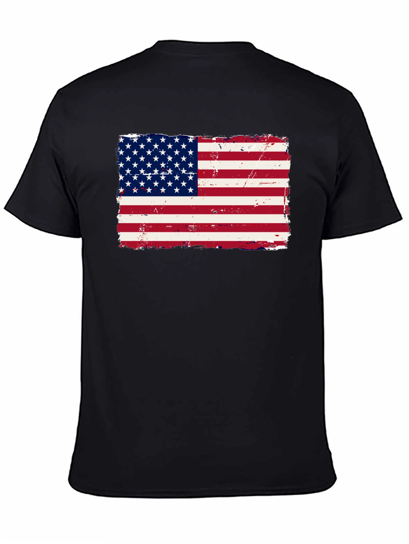 USA Flag Graphic Print T-Shirt
