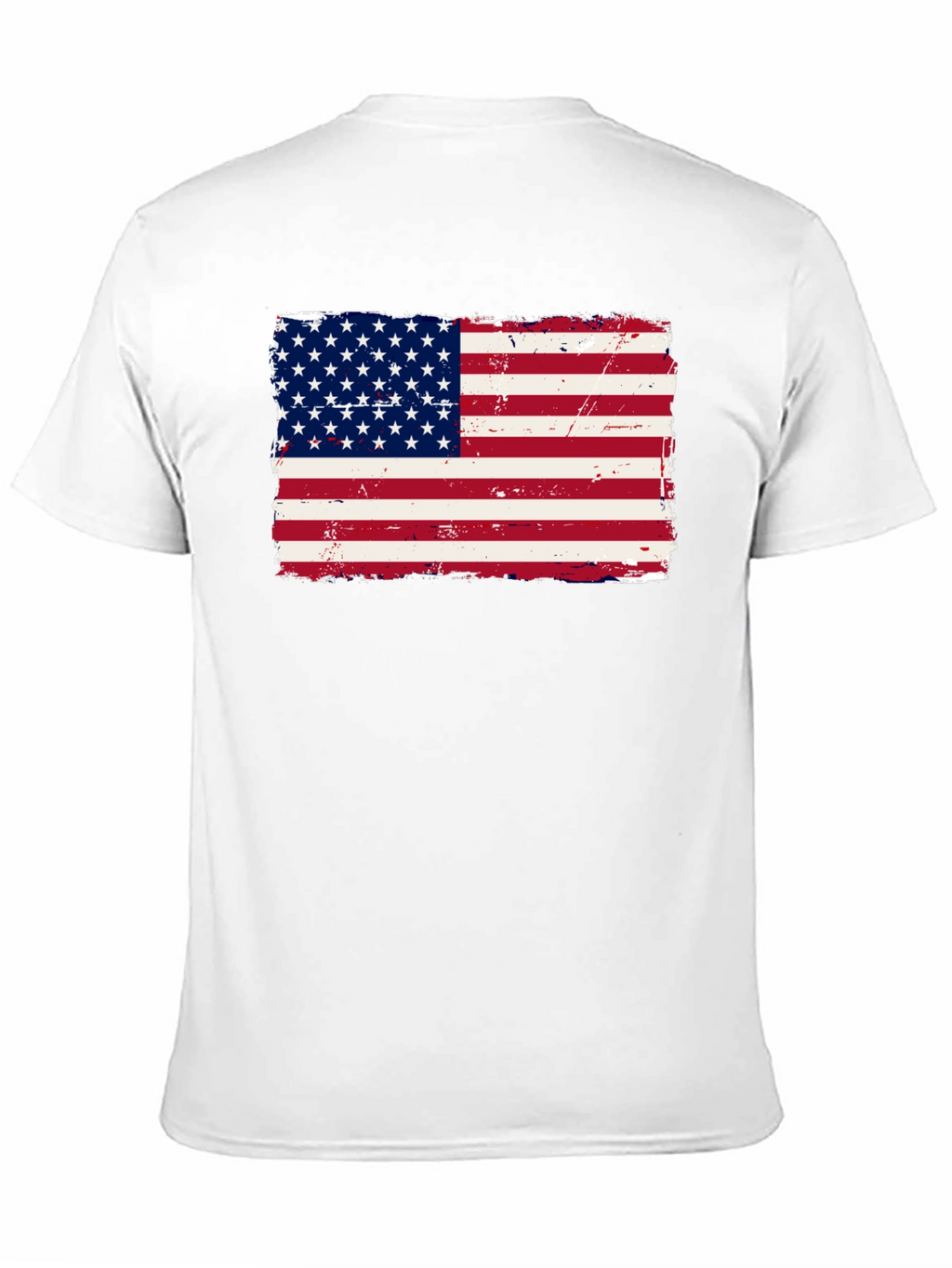 USA Flag Graphic Print T-Shirt