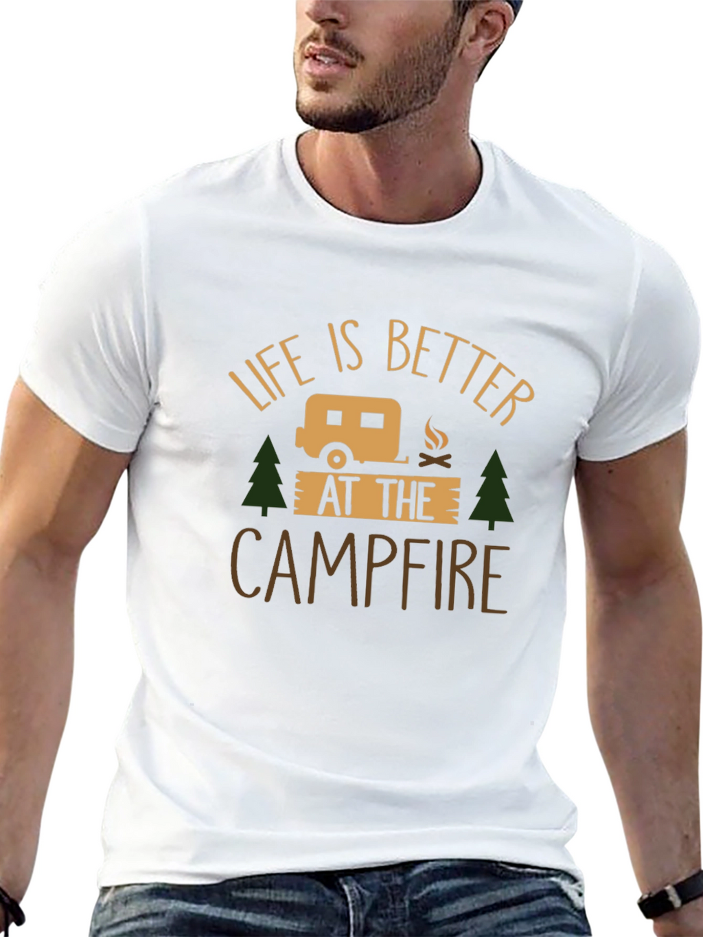 Life is Better at the Campfire Graphic Tee