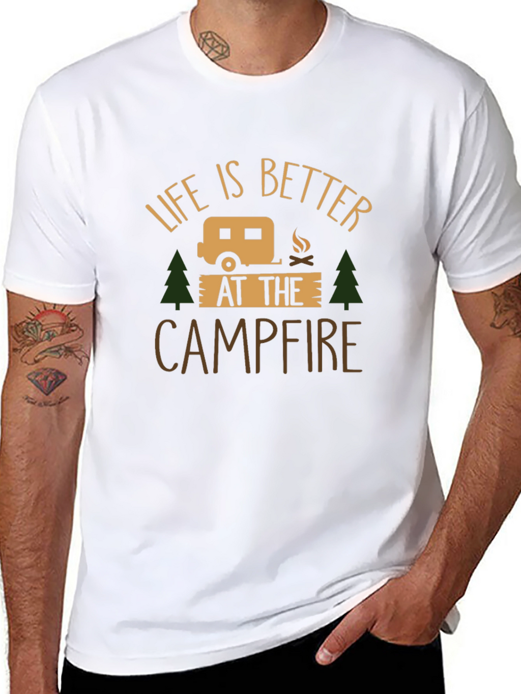 Life is Better at the Campfire Graphic Tee