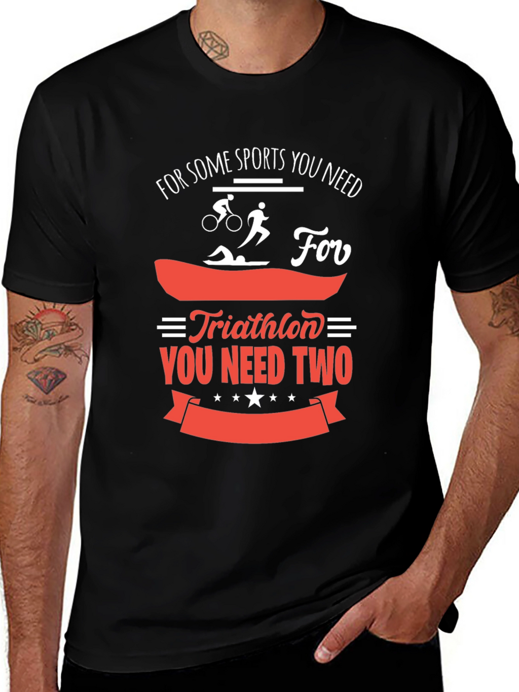 Triathlon Sports T-Shirt For Men