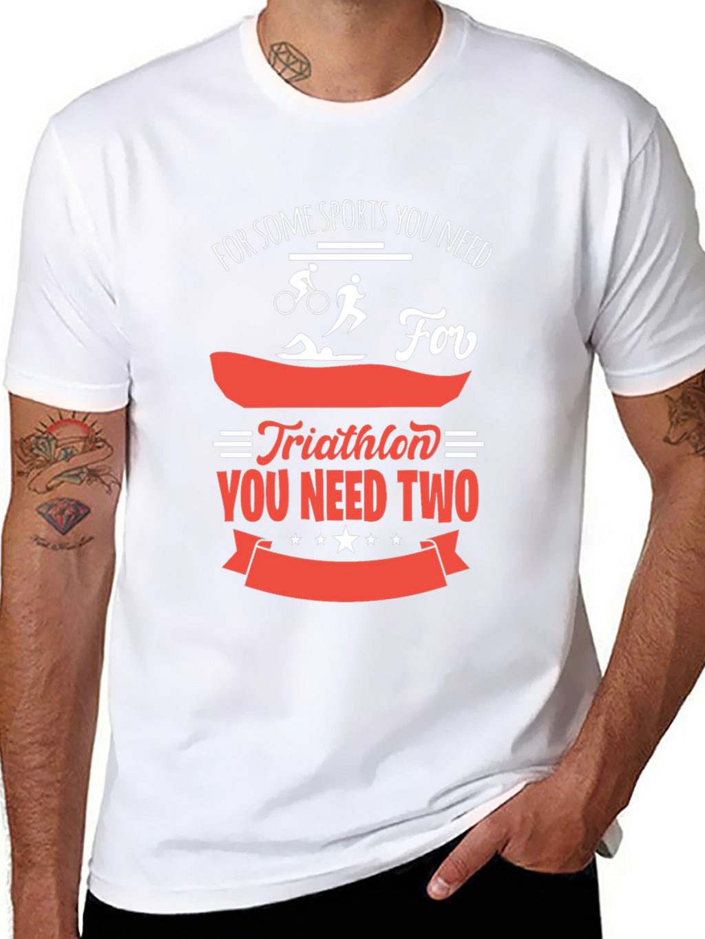 Triathlon Sports T-Shirt For Men