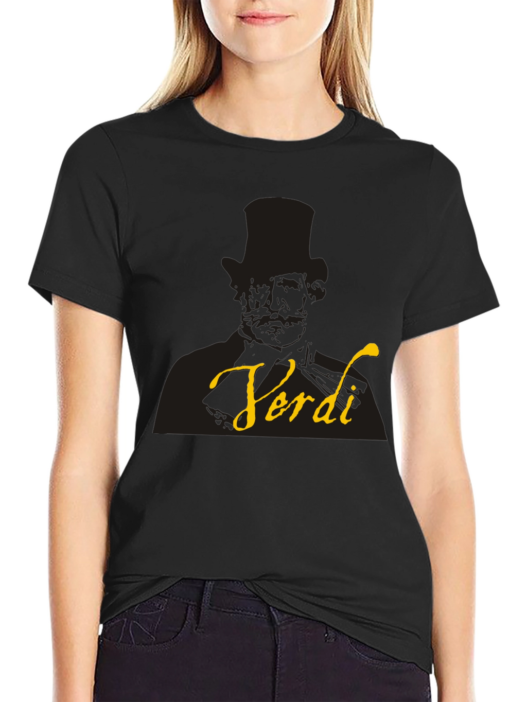 Verdi T-Shirt - Black Graphic Tee
