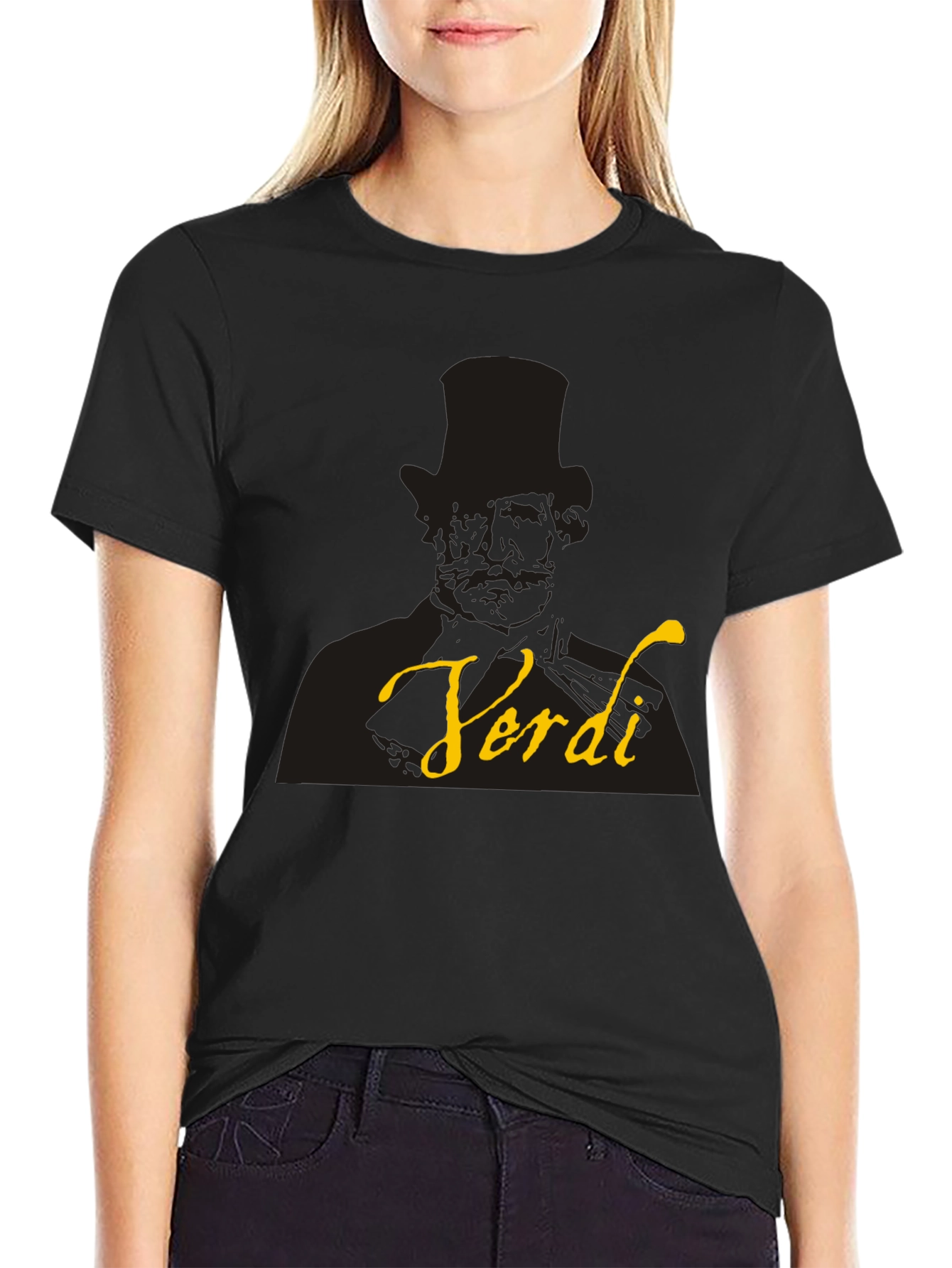 Verdi T-Shirt - Black Graphic Tee