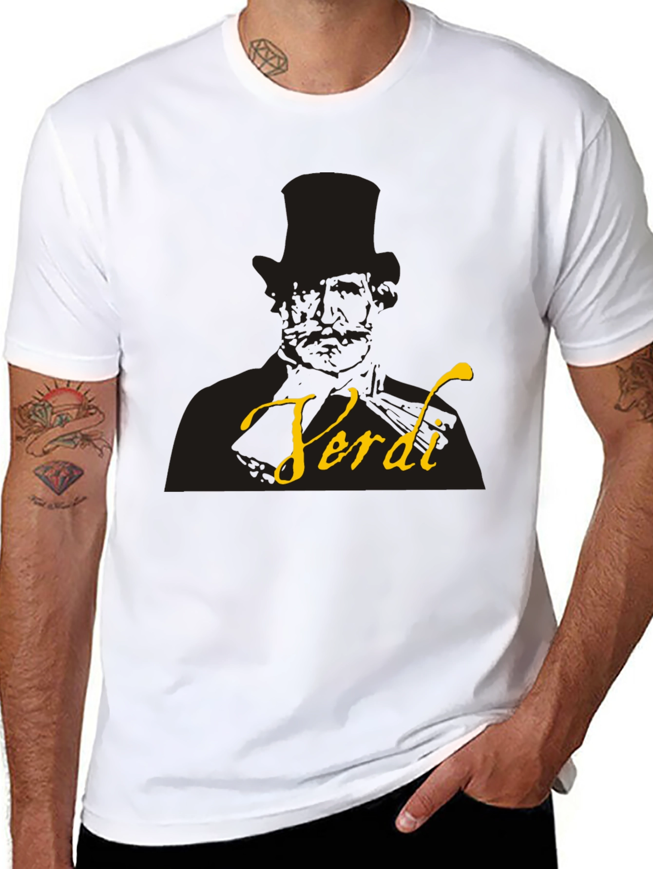 Verdi T-Shirt - Black Graphic Tee