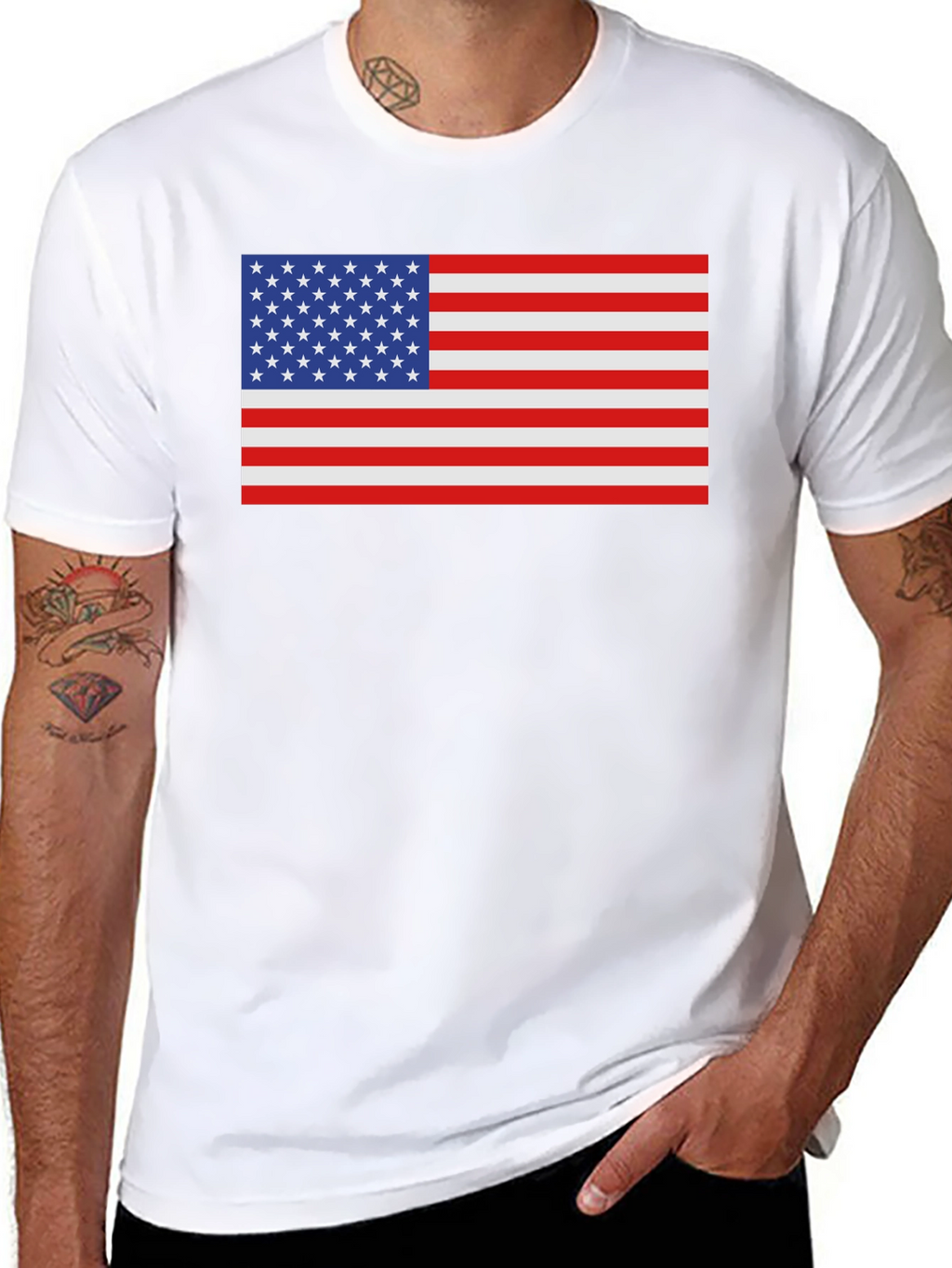 American Flag Graphic Tee - Patriotic Pride