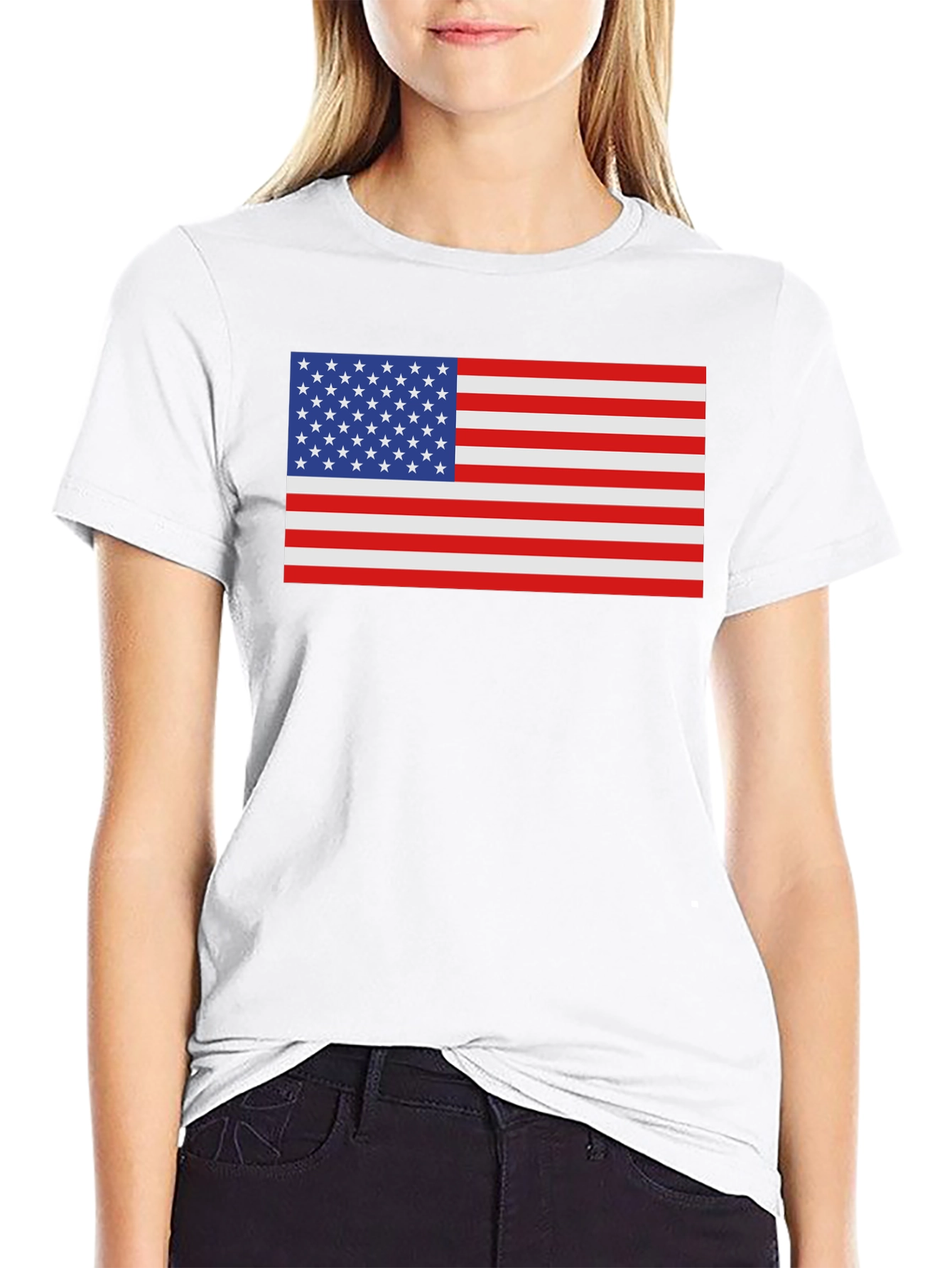 American Flag Graphic Tee - Patriotic Pride