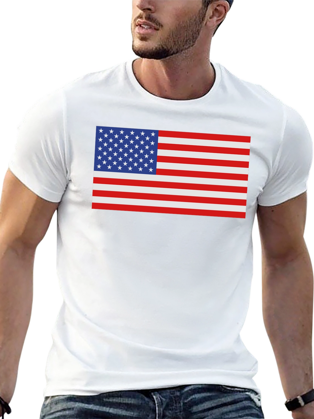 American Flag Graphic Tee - Patriotic Pride
