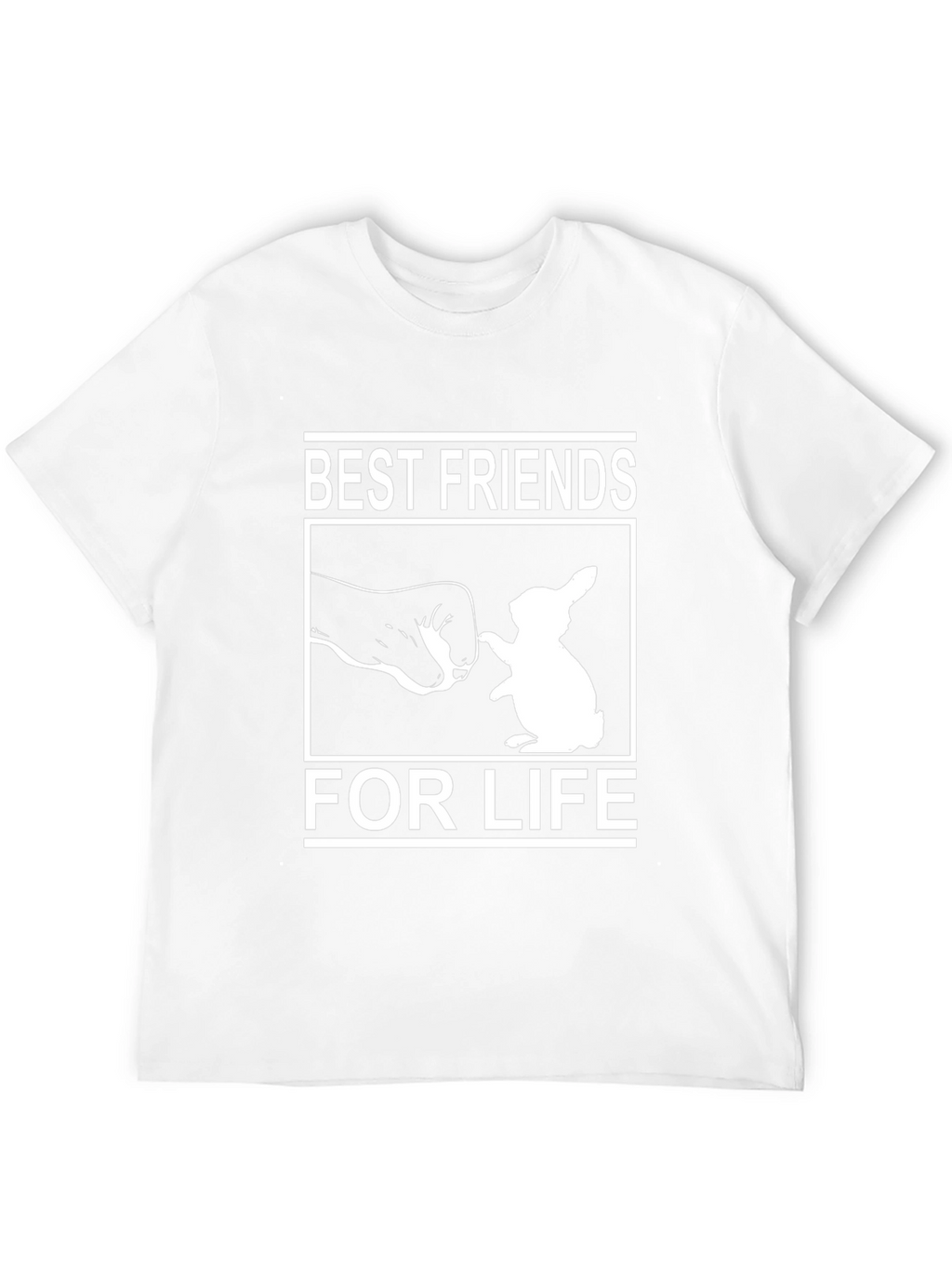 Best Friends For Life T-Shirt - Rabbit Design