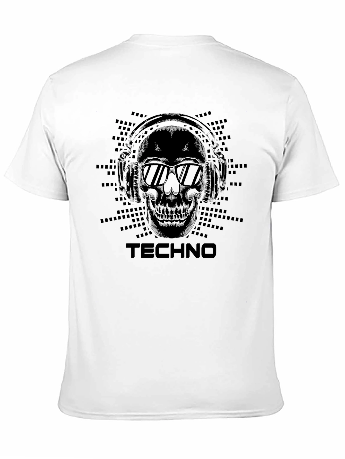 Techno Skull T-Shirt - Black Music Tee