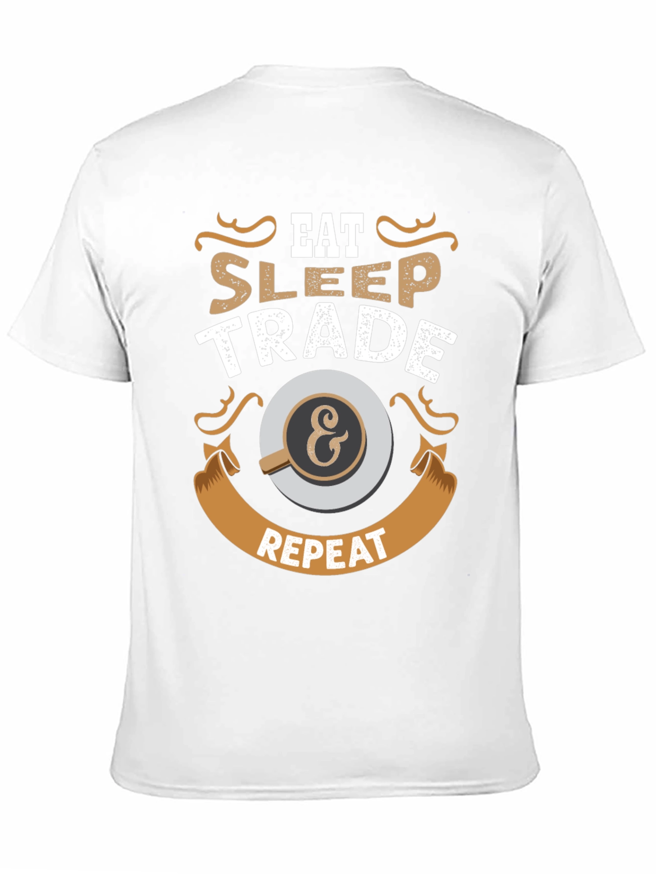 Eat Sleep Trade & Repeat Graphic Tee