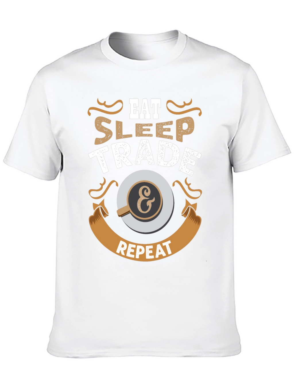 Eat Sleep Trade & Repeat Graphic Tee