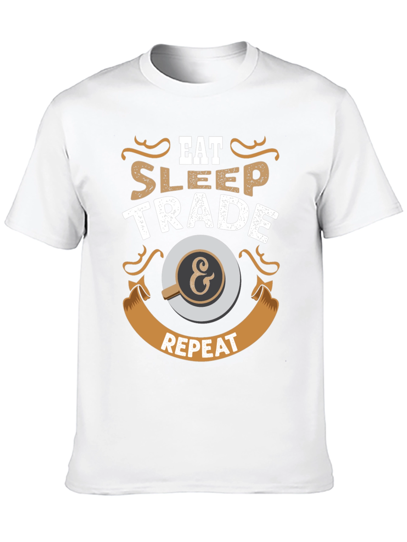 Eat Sleep Trade & Repeat Graphic Tee