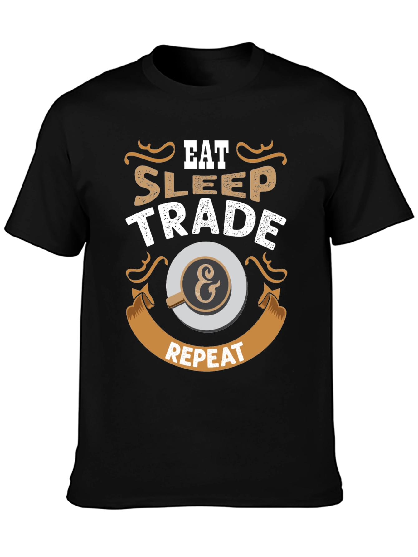 Eat Sleep Trade & Repeat Graphic Tee