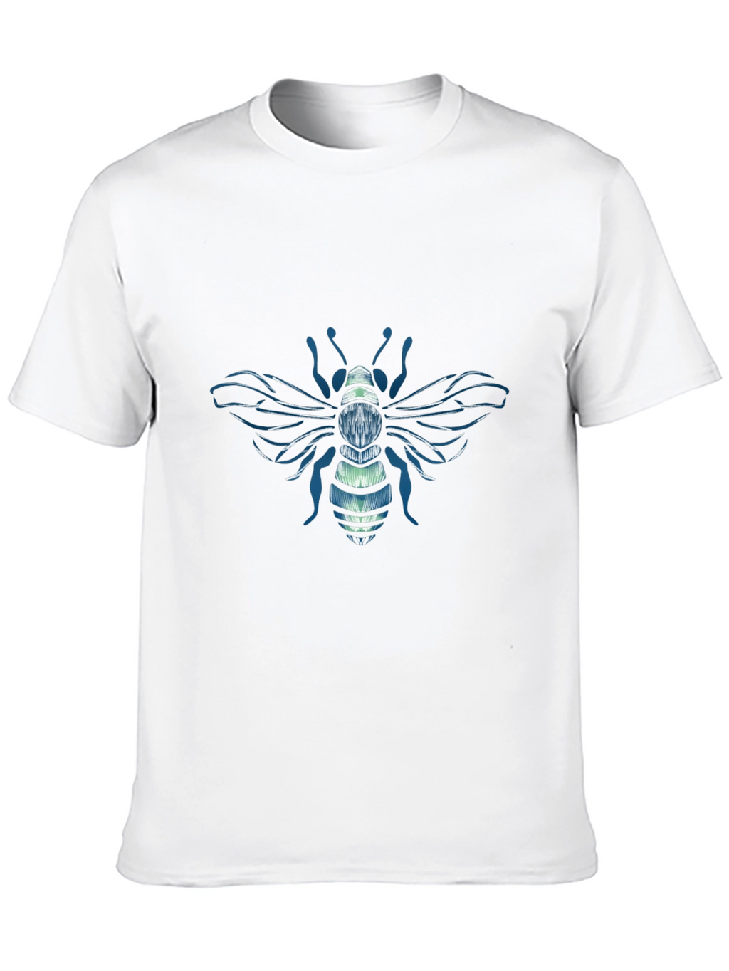Bee Graphic Tee - Stylish Embroidered Design