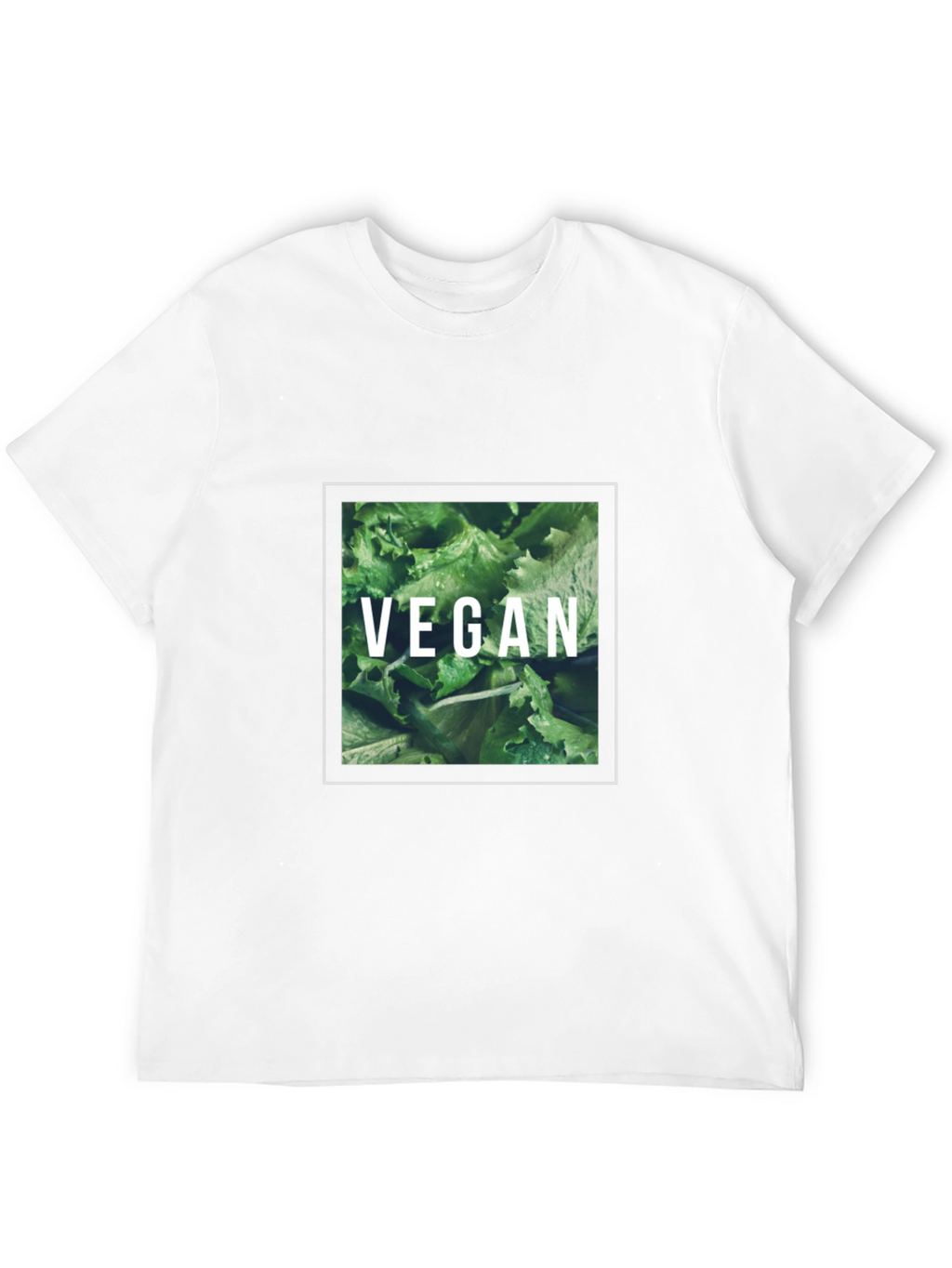 Vegan Lettuce T-Shirt - Black Graphic Tee