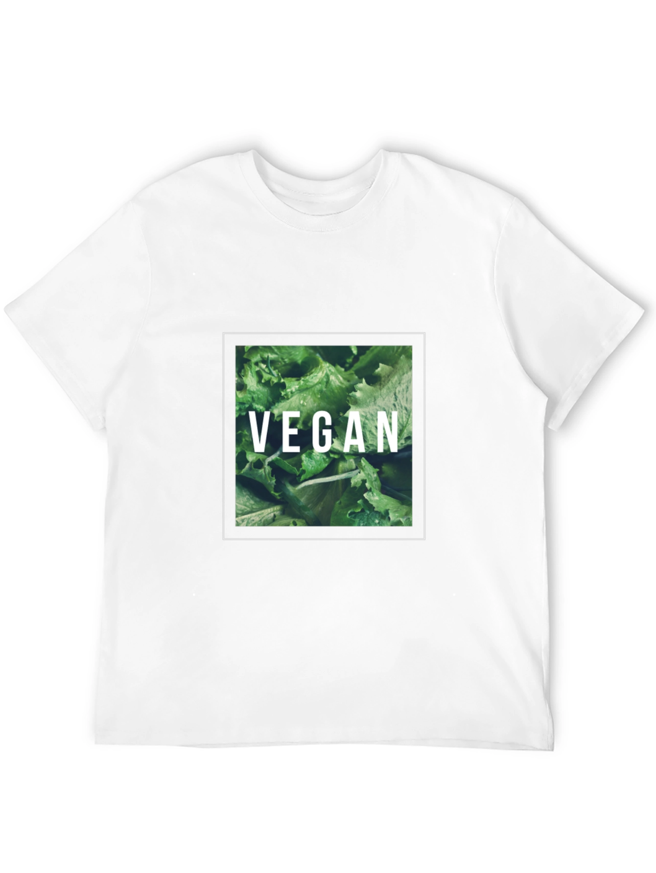 Vegan Lettuce T-Shirt - Black Graphic Tee