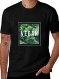 Vegan Lettuce T-Shirt - Black Graphic Tee