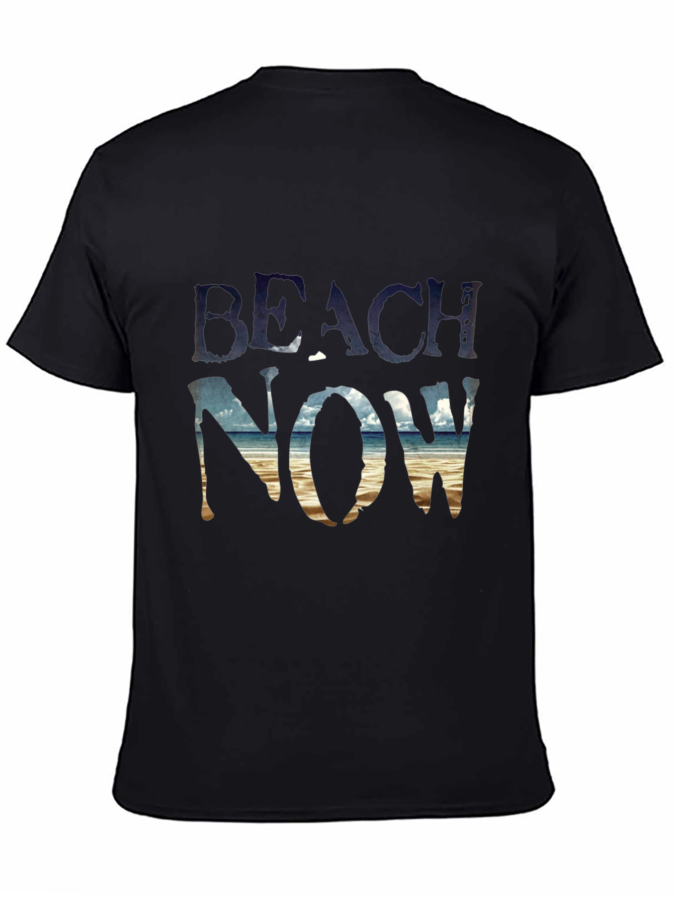 Beach Now Graphic T-Shirt - Black