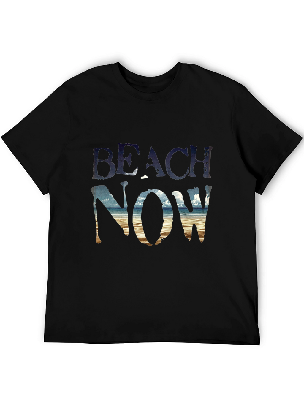 Beach Now Graphic T-Shirt - Black