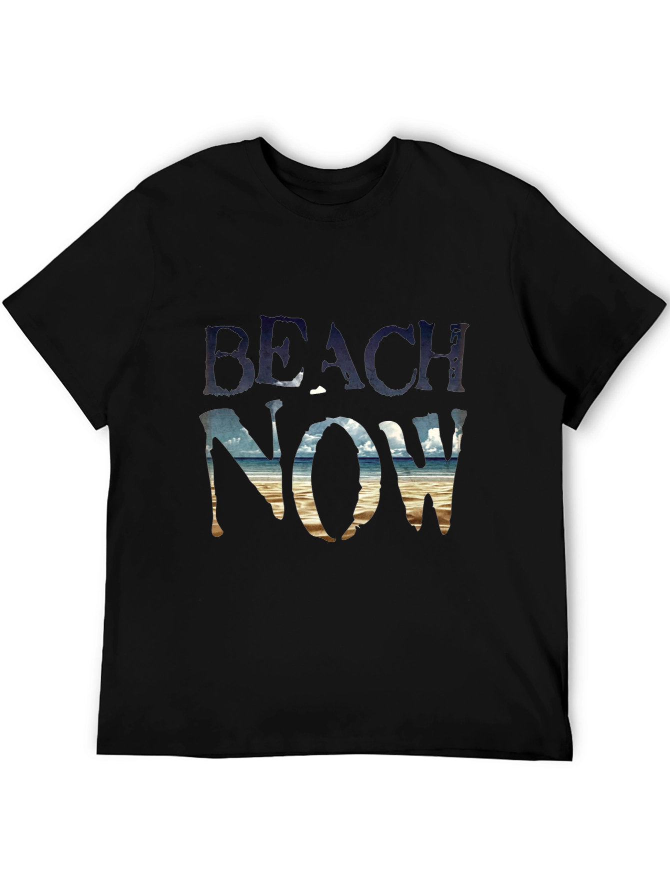 Beach Now Graphic T-Shirt - Black