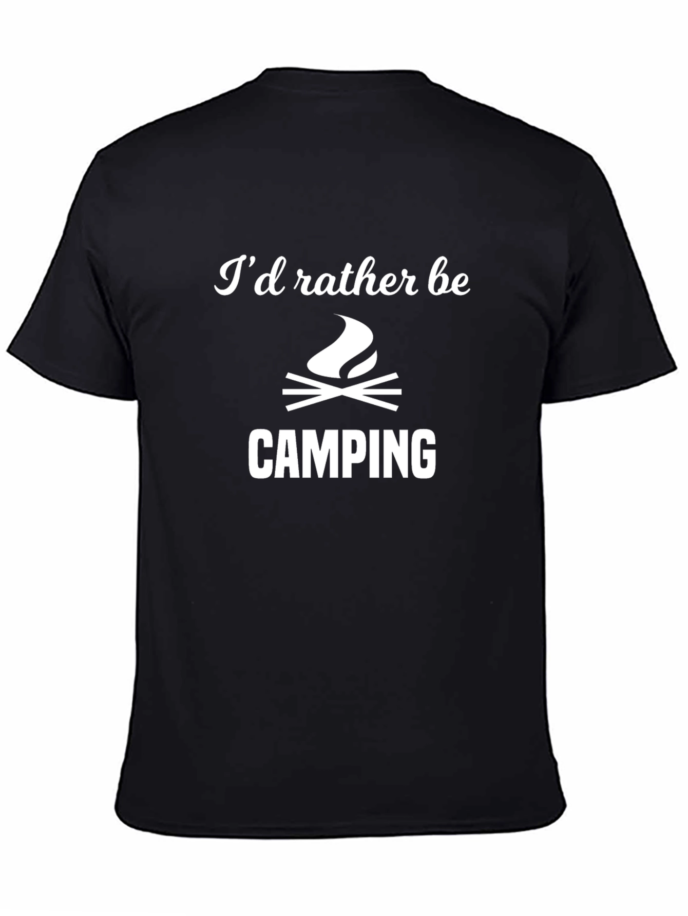 Camping T-Shirt - Id Rather Be Camping Tee