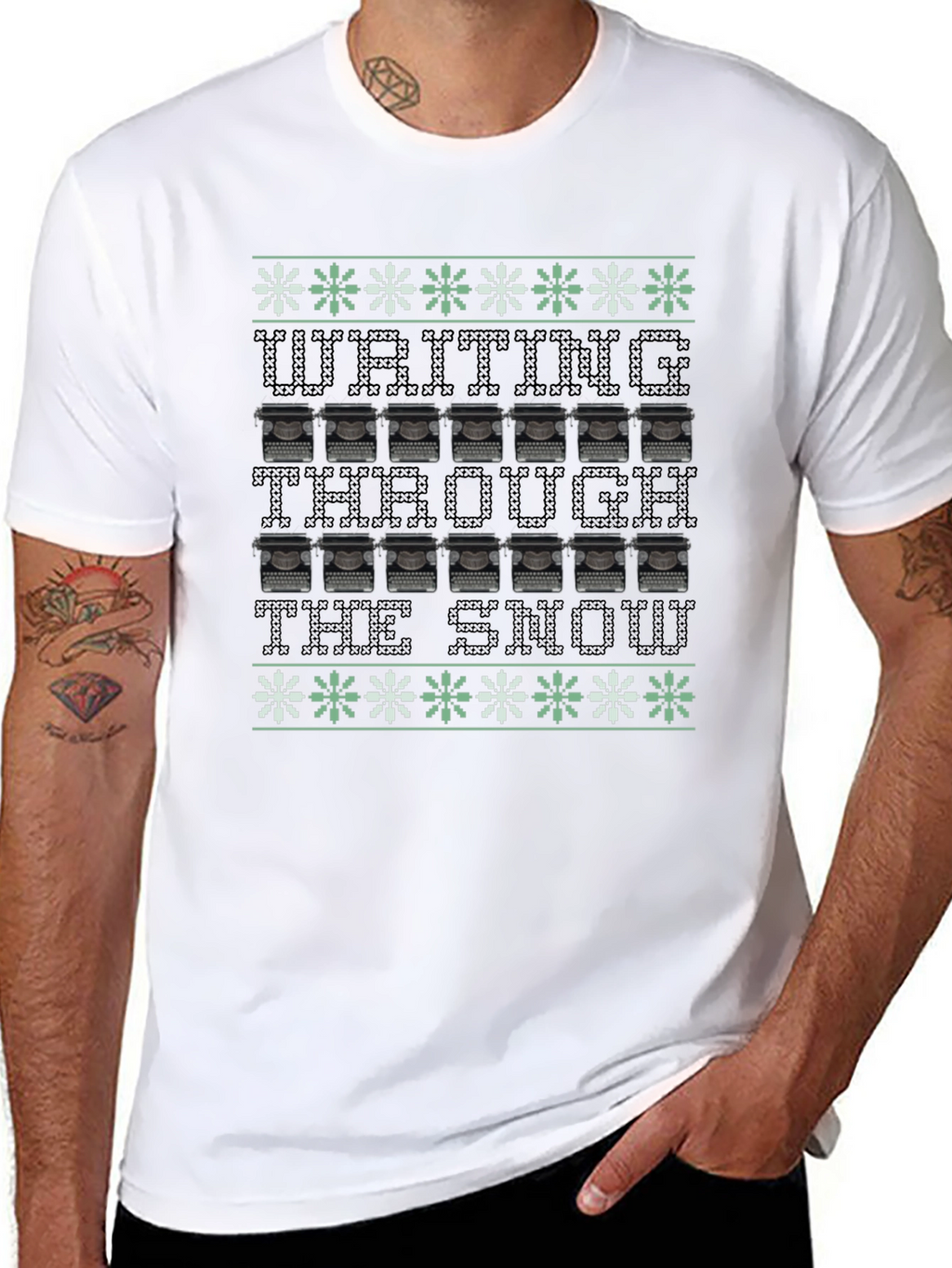 Writing Through The Snow Graphic Tee